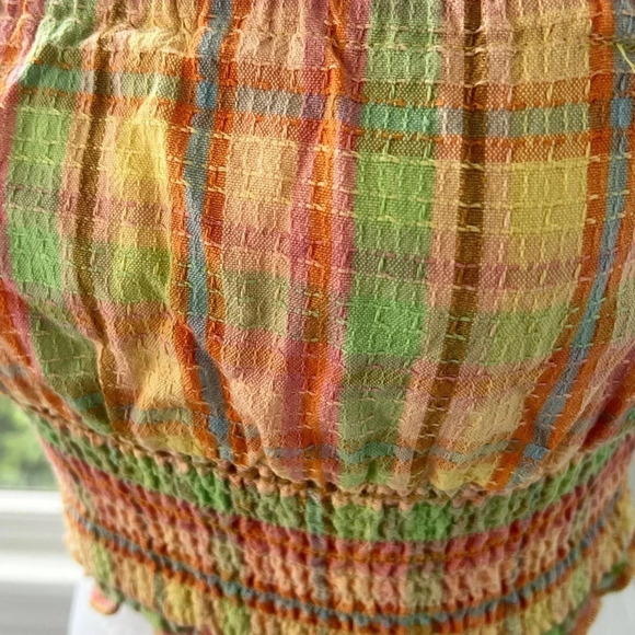 Urban Outfitters Billabong Sz S Rainbow Sherbet Paid Set Me Up Cami Crop Beach - Picture 16 of 16